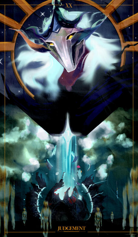Viktor Judgement Tarot Card